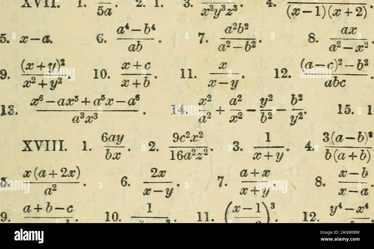 Algebra Per Principianti Con Numerosi Esempi 1 Io 18 Un2 62 A X X 2 X Y 5x 7x 40 2x 2 Ar2 L Ar 2 Y X Y L A Un