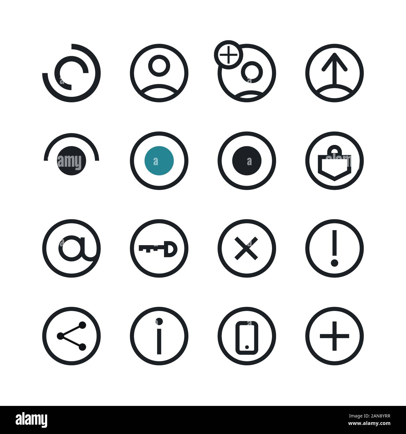 Un logo unico che può aiutare il vostro business a crescere fino Illustrazione Vettoriale