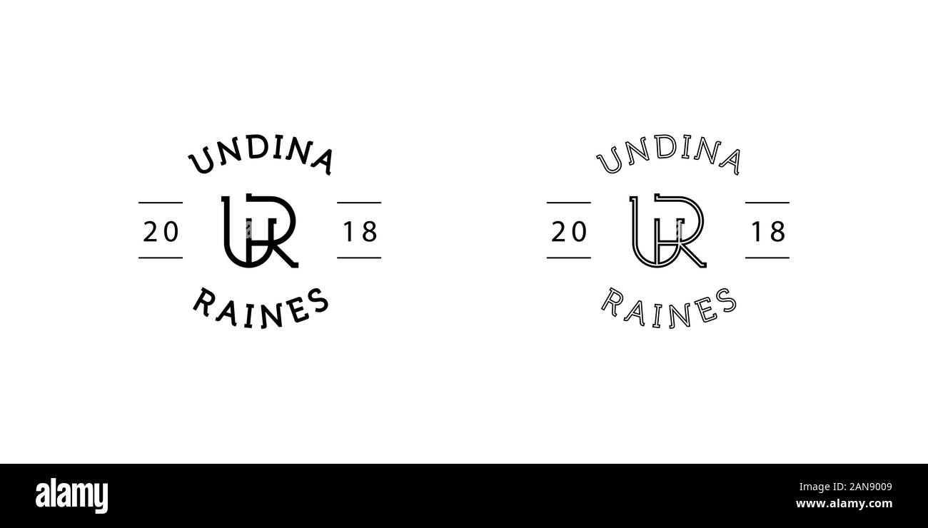 Un logo unico che può aiutare il vostro business a crescere fino Illustrazione Vettoriale