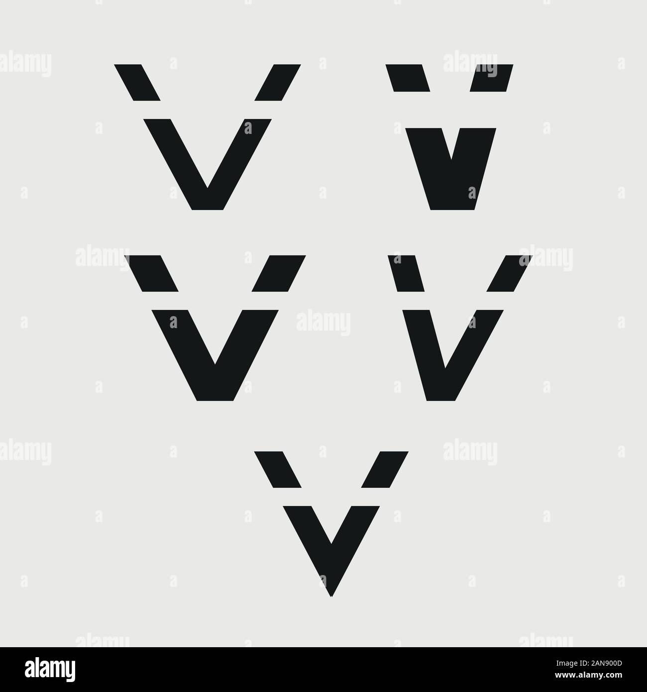 Un logo unico che può aiutare il vostro business a crescere fino Illustrazione Vettoriale