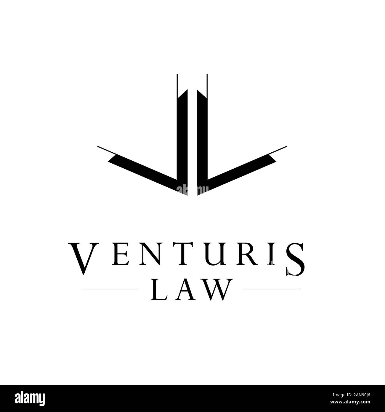 Un logo unico che può aiutare il vostro business a crescere fino Illustrazione Vettoriale