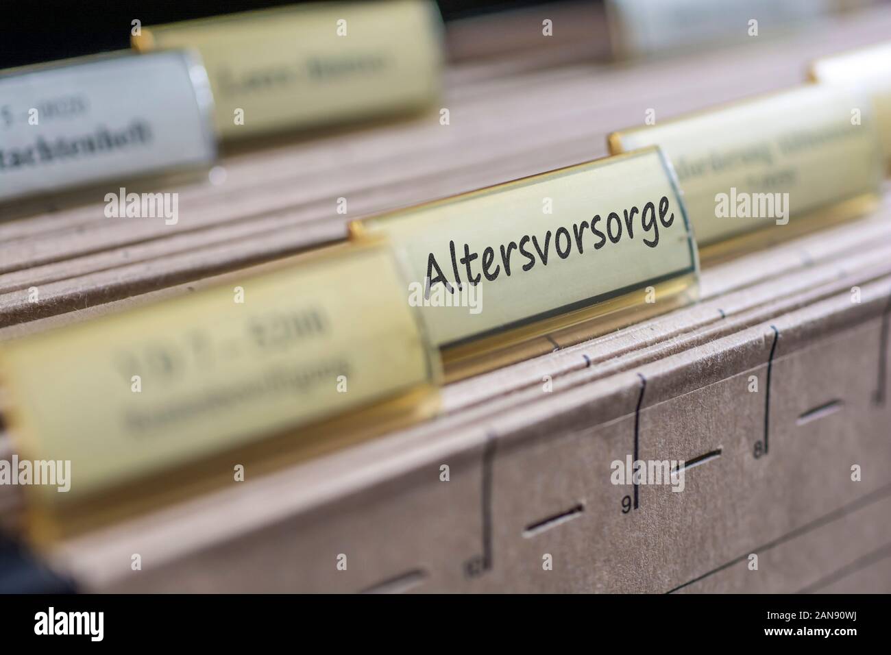 Fornire per l'età Foto Stock