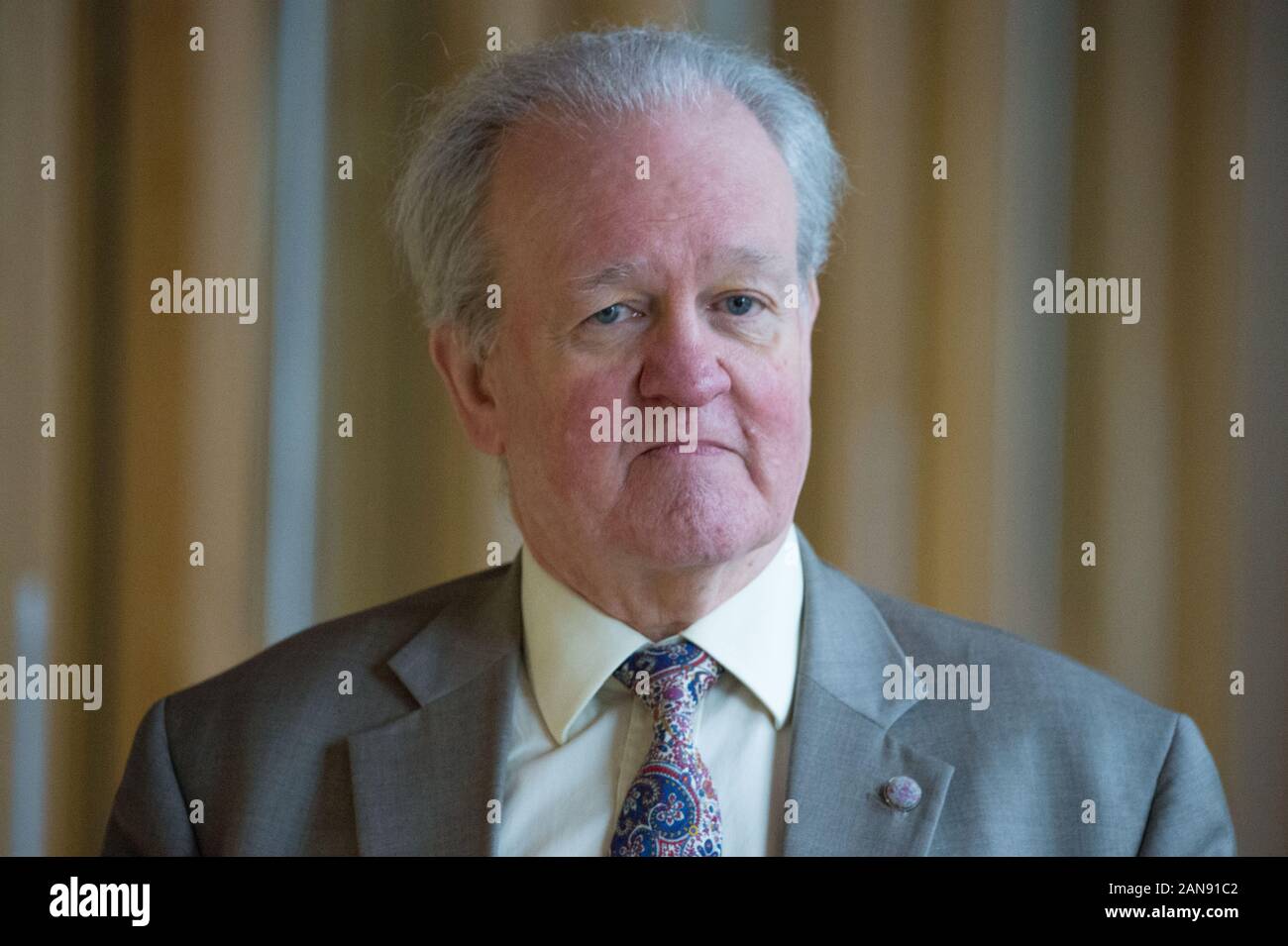 Edinburgh, Regno Unito. 16 gennaio, 2020. Nella foto: Stewart Stevenson MSP. Scene dal parlamento scozzese di Edimburgo. Credito: Colin Fisher/Alamy Live News Foto Stock Edinburgh, Regno Unito. 16 gennaio, 2020. Nella foto: Stewart Stevenson MSP. Scene dal parlamento scozzese di Edimburgo. Credito: Colin Fisher/Alamy Live News Foto Stock