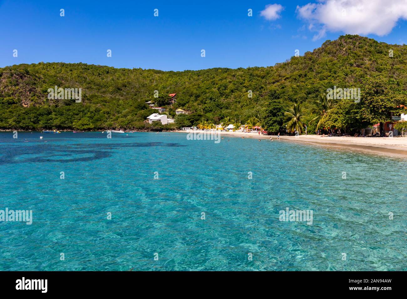 Les Danses d'Arlet Martinica, FWI - La spiaggia Foto Stock