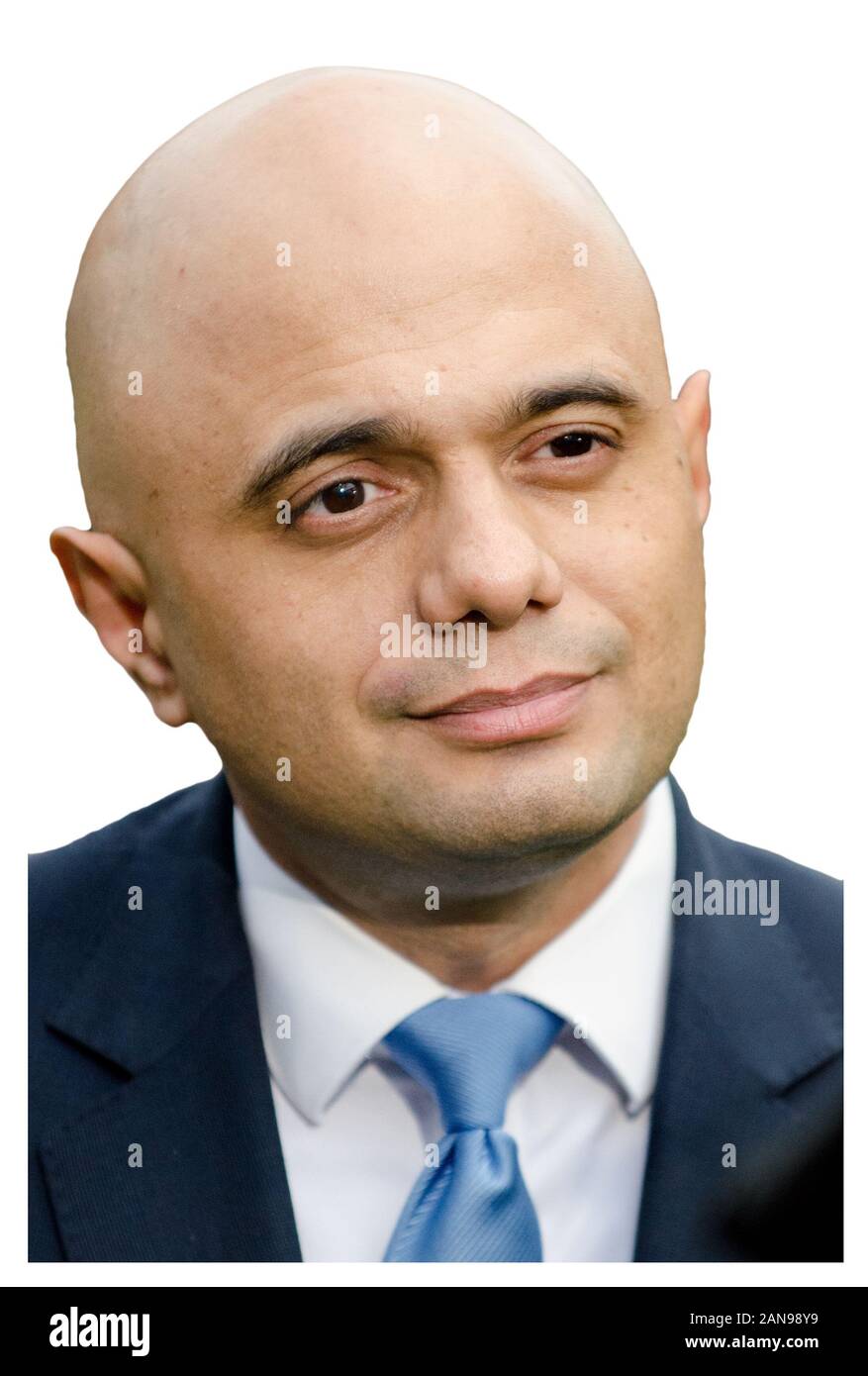 Sajid Javid MP (Cost; allora Segretario di Stato per le comunità e il governo locale) Novembre 2017 Foto Stock