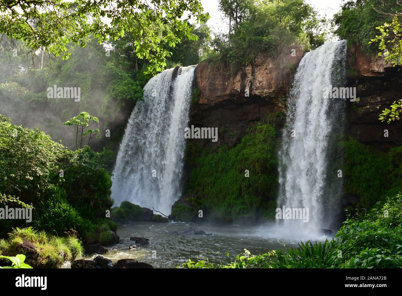 Cascate di Iguassù, Cataratas del Iguazú, Parco Nazionale di Iguazu, Provincia Misiones, Argentina, Sud America Foto Stock