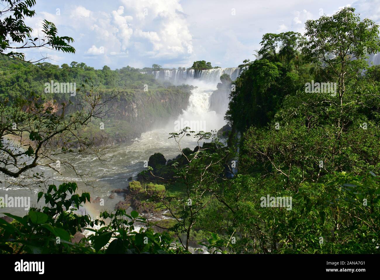 Cascate di Iguassù, Cataratas del Iguazú, Parco Nazionale di Iguazu, Provincia Misiones, Argentina, Sud America Foto Stock