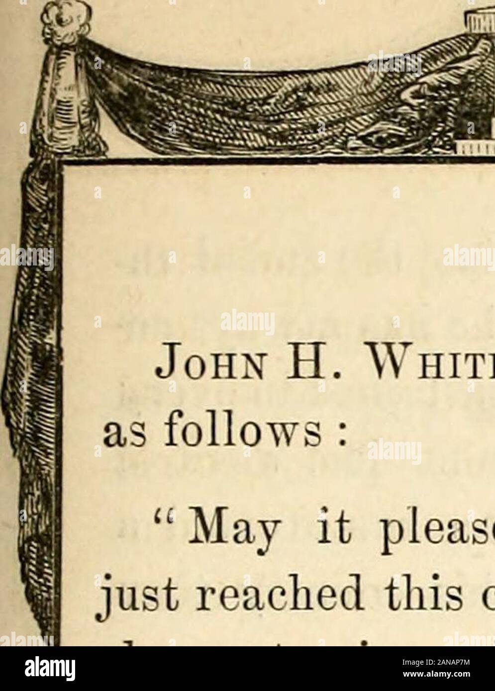 Relazione della Commissione delle disposizioni del Consiglio Comune di New York, del obsequies in memoria dell'Argilla HonHenry . Foto Stock