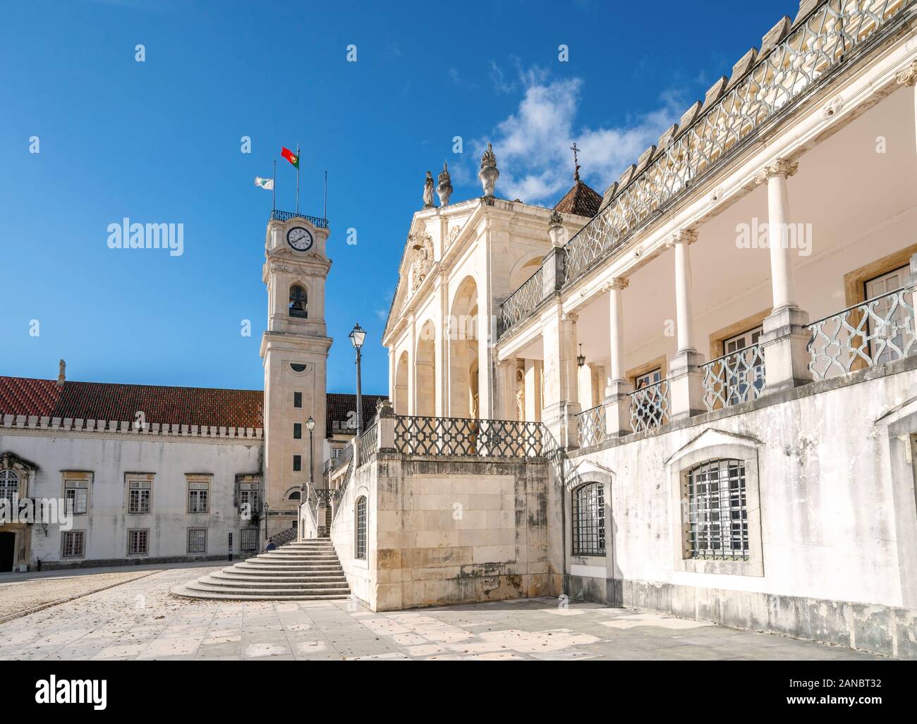 Università di Coimbra - una delle più antiche università in Europa, Portogallo Foto Stock