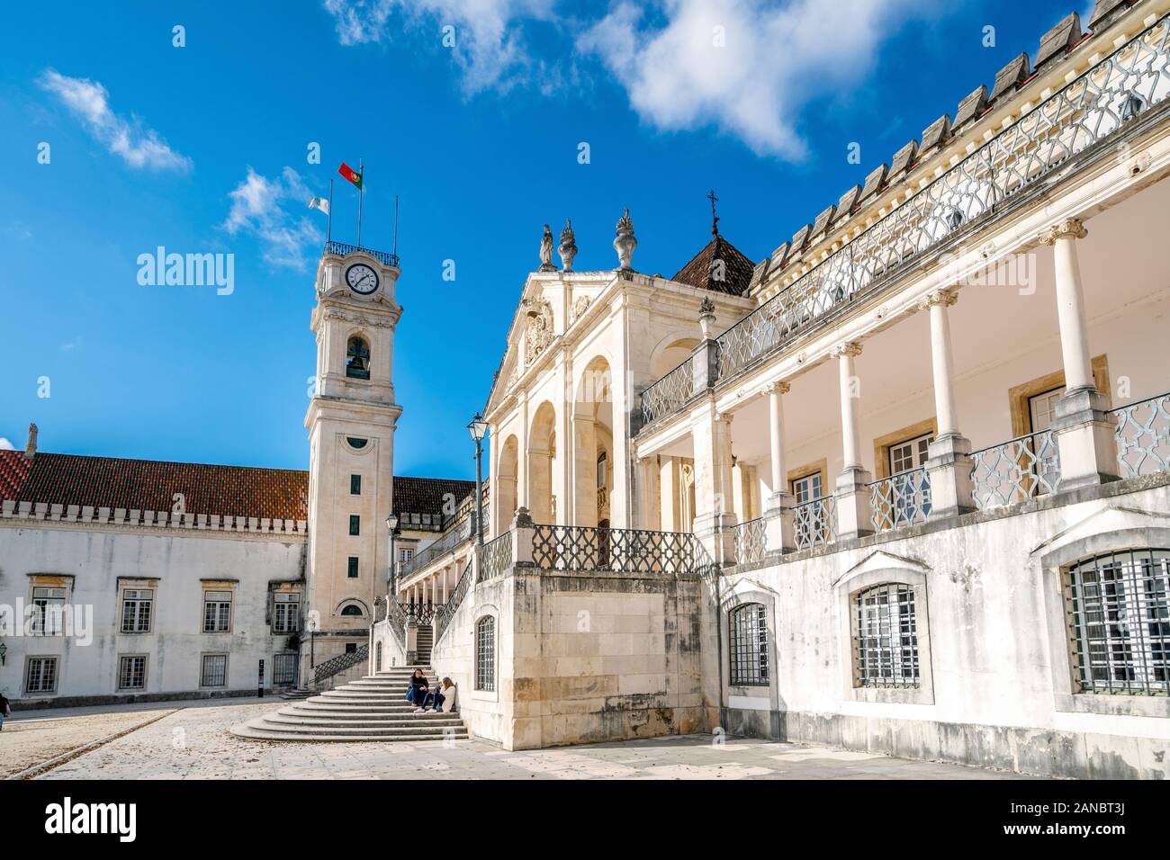 Università di Coimbra - una delle più antiche università in Europa, Portogallo Foto Stock