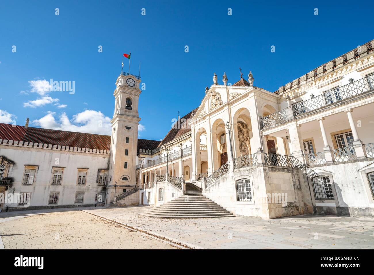 Università di Coimbra - una delle più antiche università in Europa, Portogallo Foto Stock