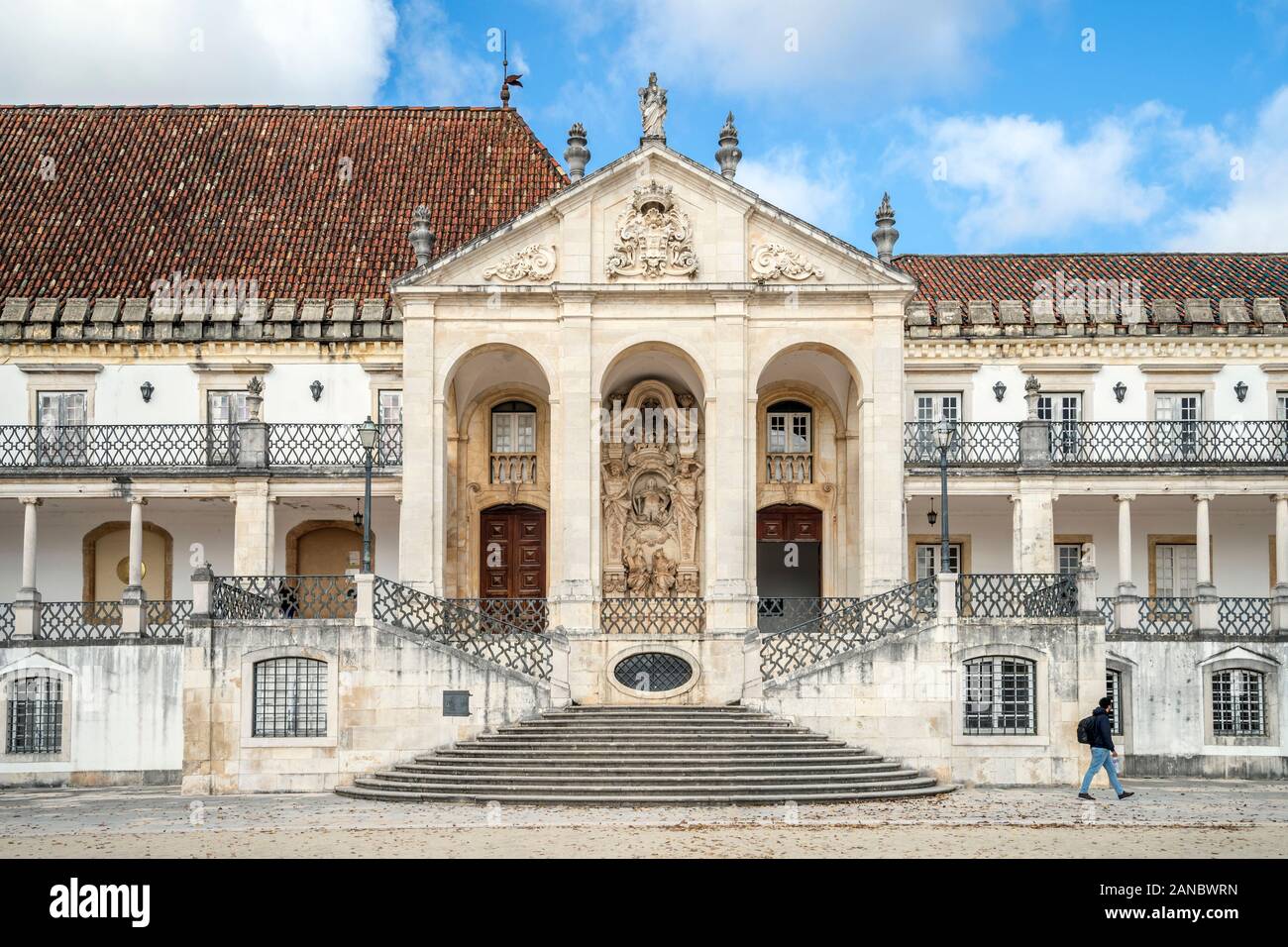 Università di Coimbra - una delle più antiche università in Europa, Portogallo Foto Stock