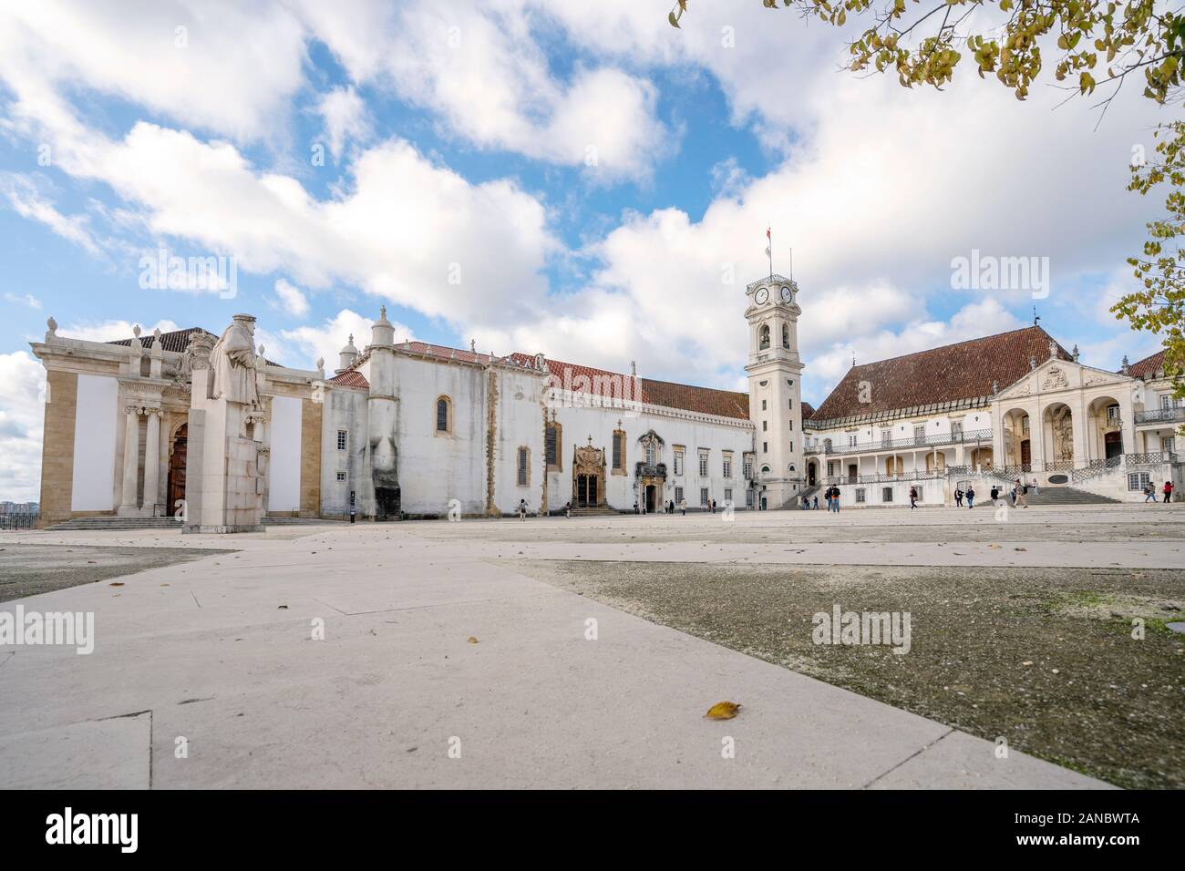 Università di Coimbra - una delle più antiche università in Europa, Portogallo Foto Stock