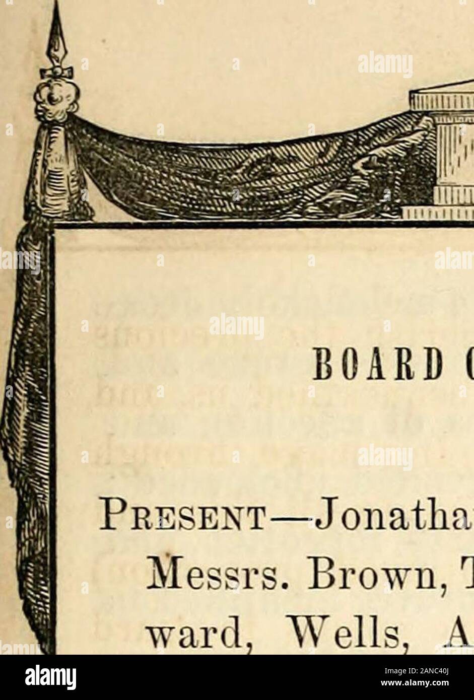 Relazione della Commissione delle disposizioni del Consiglio Comune di New York, del obsequies in memoria dell'Argilla HonHenry . Foto Stock