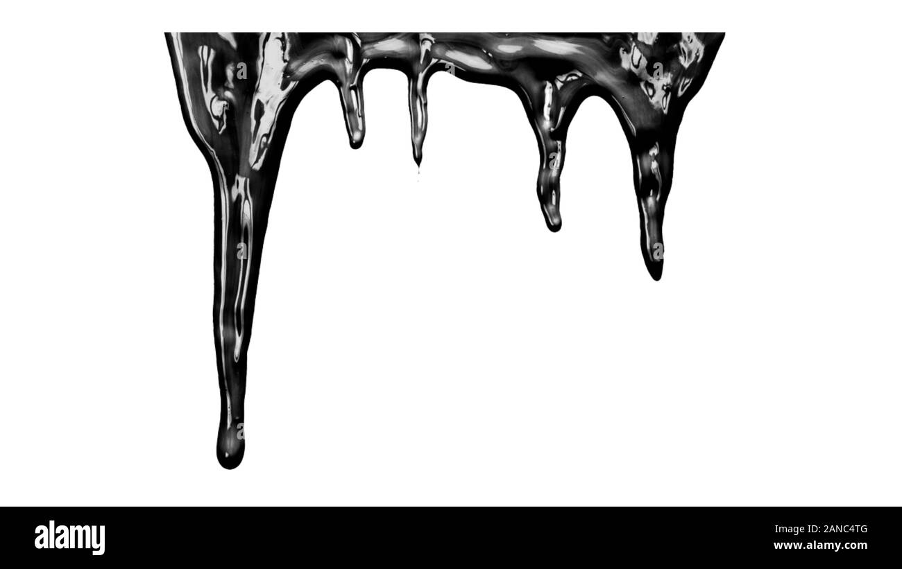 Dark ghiaccioli isolati su sfondo bianco Foto Stock