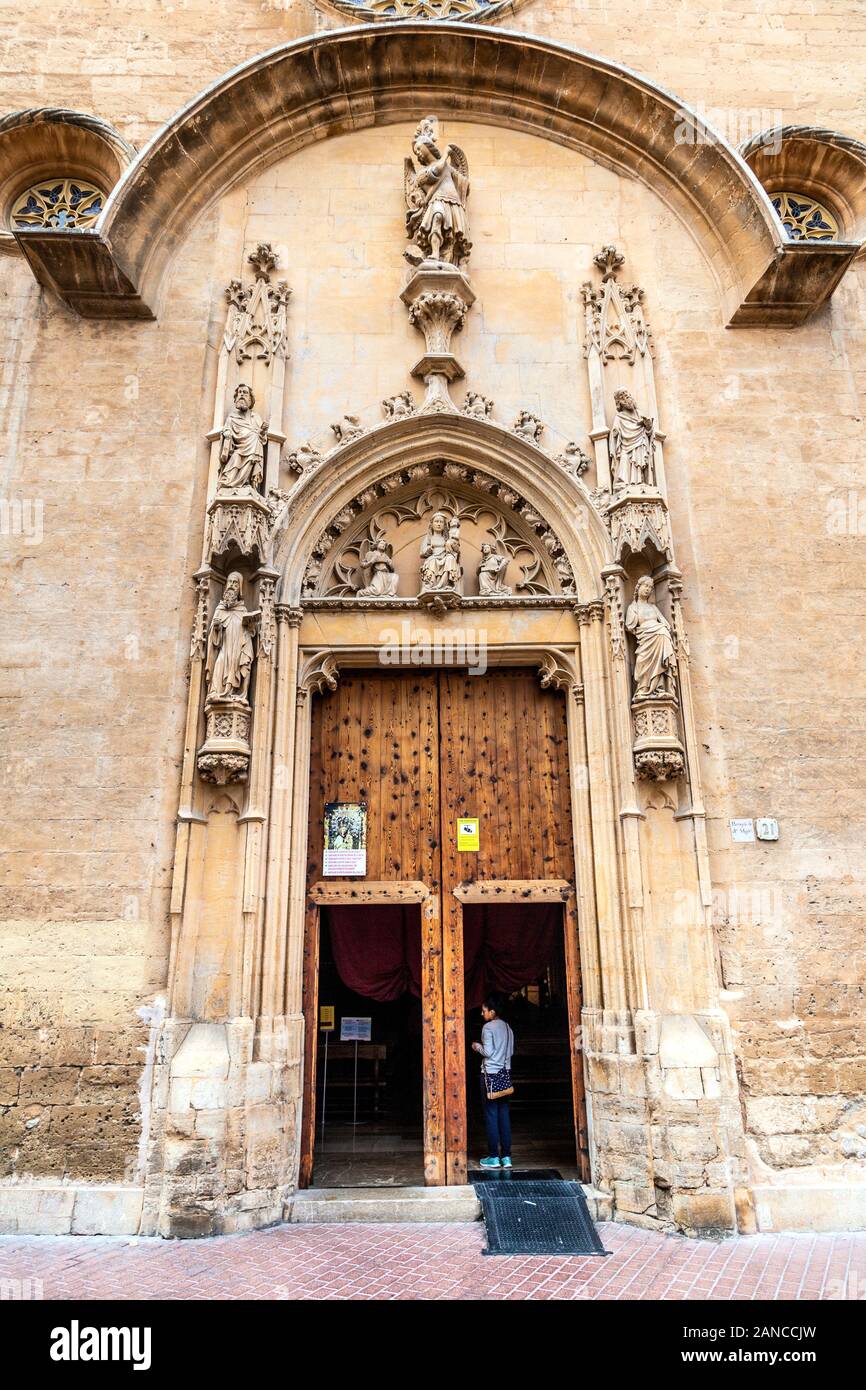 Basilica di Sant Miquel Santuari Maria, Palma, Maiorca Foto Stock