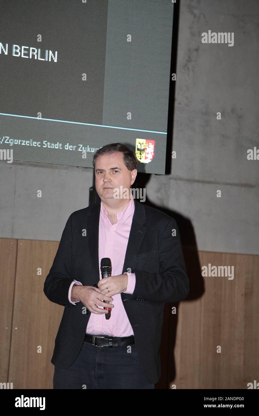 Markus Görsch (MDM) beim Neujahrsempfang der Stadt Görlitz in der Schenckendorff-Turnhalle in Görlitz am 16.01.2020 Foto Stock