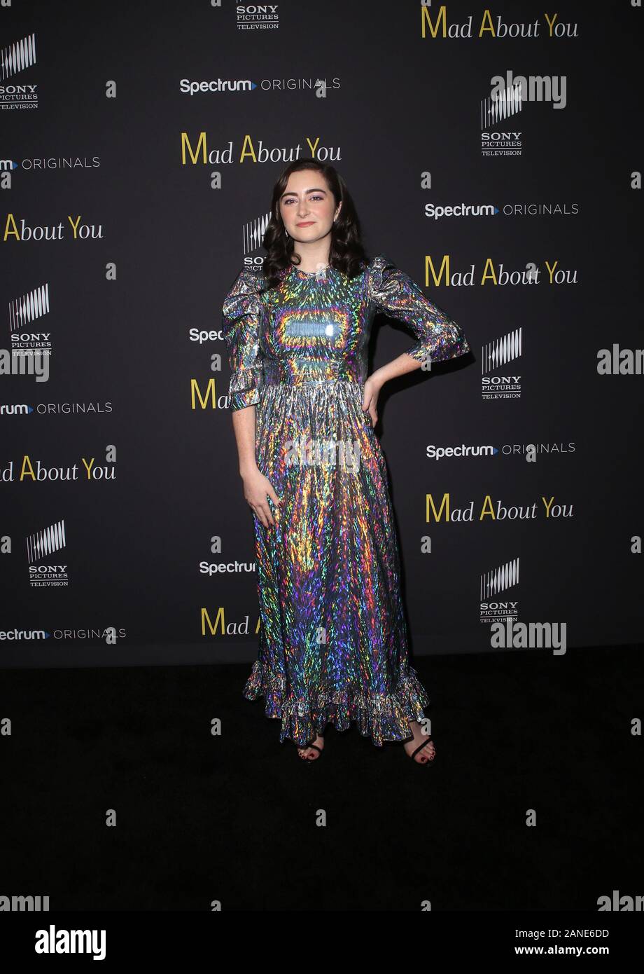 Tappeto rosso caso per Spectrum originali' Mad About si tenuto presso la sala arcobaleno tenuto presso la sala arcobaleno con: Abby Quinn dove: New York New York, Stati Uniti quando: 17 Dic 2019 Credit: Derrick Salters/WENN.com Foto Stock