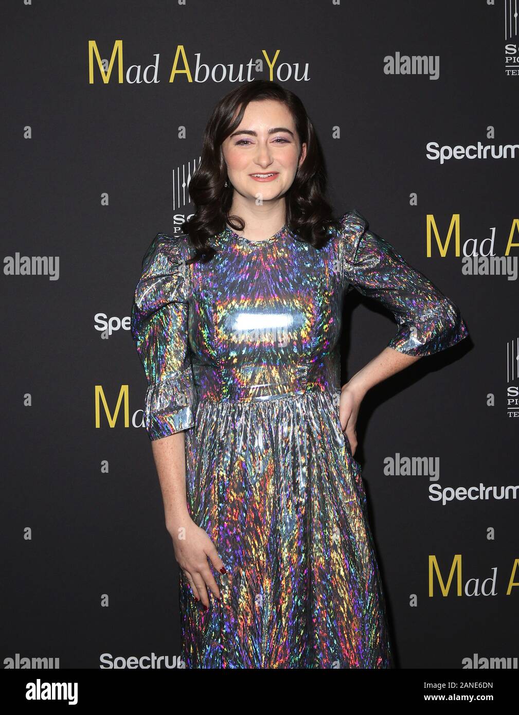 Tappeto rosso caso per Spectrum originali' Mad About si tenuto presso la sala arcobaleno tenuto presso la sala arcobaleno con: Abby Quinn dove: New York New York, Stati Uniti quando: 17 Dic 2019 Credit: Derrick Salters/WENN.com Foto Stock