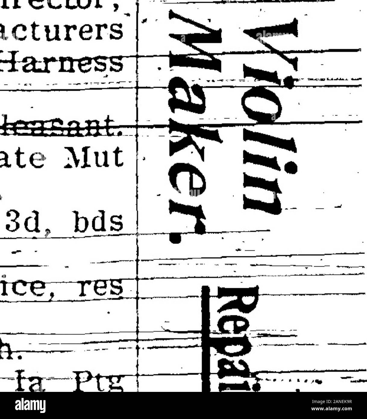 1903 Des Moines e Polk County, Iowa, Città Directory . • Av. Boynger Joshua (c), un barbiere L Smith,rms 308 Grand .av. ter. res .•^o.SchoolT  Brackett Wm, trav, bds 344 5th.Bradbury Charles, studente SCO, bds. o.n Linileiu-^ -? ! •N n a i V quando ItWoMISED/l KEYSTONE y Coal Mining Co. ri ui e minatori-..di.... Cerebrated-KeystoneCarbone - H Hotli Phones.OCrr.ocus*. 1211 21 tb Braddish, vedere Bradish, Bra/1 dy Paolo N, città slsmn New York Wall*-Carta e Staty Co, res CCO12t.h: -Bradiield-Belle Mrs, PrOnr Commprr-iZUStationery Co. res 312 4th. Bradfield. James C.. trav CommercialStationery Co, res 312 Foto Stock