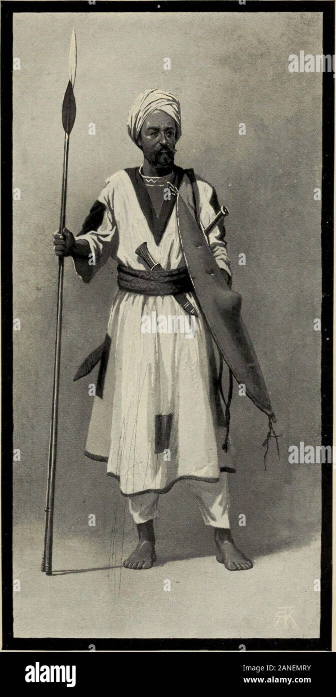 Il fuoco e la spada in Sudan : un racconto personale di scontri e di servire i dervisci, 1879-1895 . ; Ma Gustav ha aggiunto che il armywould non presentare senza una lotta, e che in tutti i proba-bilità sarebbe annientato. Immensamente rallegrato da thisinformation, il Mahdi ora convocati Gustav per essere con-verted all Islam, in cui egli ha naturalmente prontamente acconsentito,e lui è stato quindi consegnato per ulteriore attenzione a OsmanWad el Haj Khaled. Così sicuro di vittoria è stato il Mahdi diventano afterGustavs dichiarazione che egli aveva centinaia di summonseswritten fuori e distribuiti lungo la strada, chiamando onHicks e il suo o Foto Stock