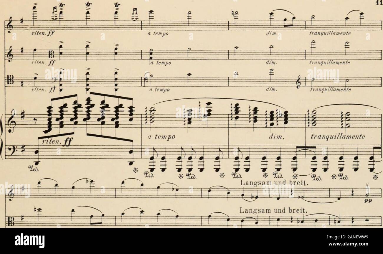 Concert-Romanze, G dur : OP13 : für violin, Viola alto, Violoncell und Harfe (oder Klavier) . *&.£*$* *&LT;** ****%* *&LT;& *"& *. Lan^sam und breit. ^sr ^-rV i ^ m pp ho z^^Lun somma und breit. ? 1 ^^± 3^^ Zxz. * Pi -£ ; -r m* ^ ™ g 3 • • s fe£ " un-•- = ^^ 51 ? 5 ? %I * 3 =t ? ? PlZZ. Foto Stock