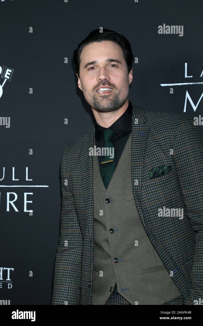 Los Angeles, CA. 16 gennaio, 2020. Brett Dalton presso gli arrivi per l'ultimo piena misura Premiere, Arclight Hollywood, Los Angeles, CA 16 Gennaio, 2020. Credito: Priscilla concedere/Everett raccolta/Alamy Live News Foto Stock