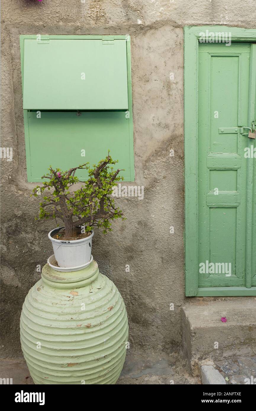 Isola Syros Grecia: Ermoupoli Foto Stock
