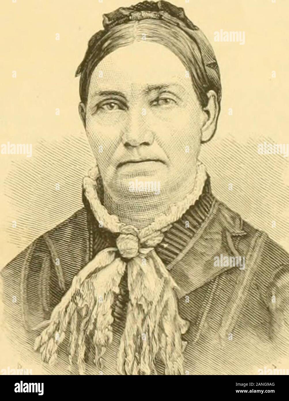 Storia della contea di diramazione, Michigan, con illustrazioni e le biografie di alcuni dei suoi uomini di spicco e pionieri . JABIN R. GWIN. JABIN 11. GWIX.Tra il successo e l'auto-fatti uomini di Sherwood,l'oggetto di questa narrazione occupa un prominente posi tion. Egli era nato in verde township, Richland Co.,Ohio, Gennaio 17, 1816. Suo padre Joseph Gwin, che wasa agricoltore, aveva due figli, Iabin R. e Calvin W. Jabinlived a casa fino a quando non essere Wius diciassette, quando egli ha iniziato43. 1 ^ MRS. JABIN R. GWIN. la vita per sé :è un maso operaio. All'età di ventidue era sposato con Miss Lorinda piselli Foto Stock