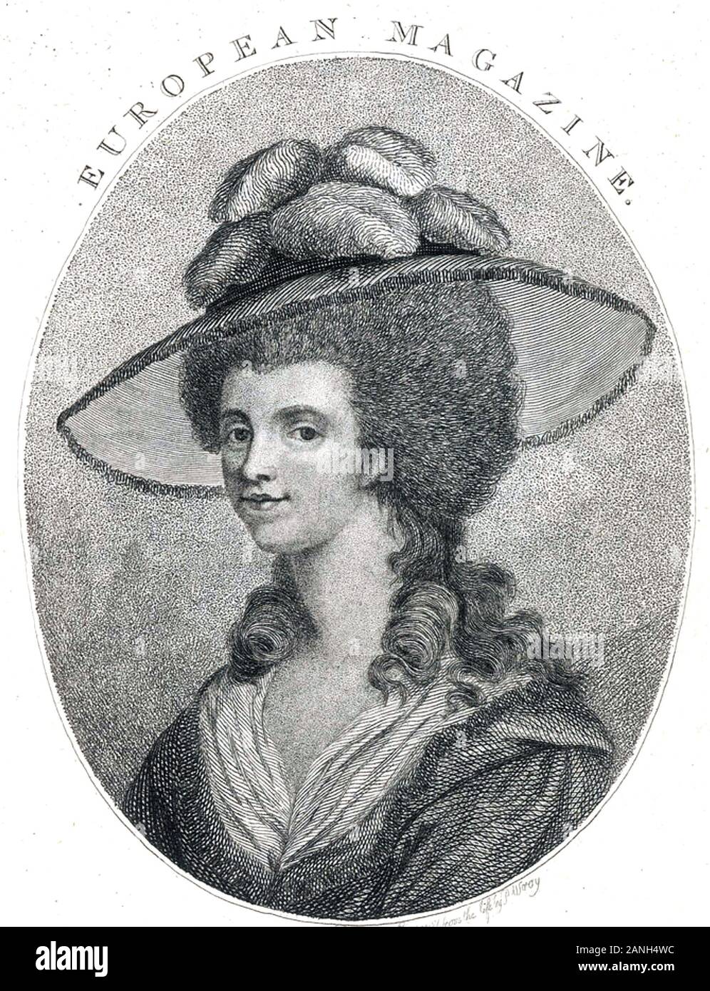 GEORGIANA CAVENDISH, duchessa di Devonshire (1757-1806) inglese socialite, autore, giocatore Foto Stock