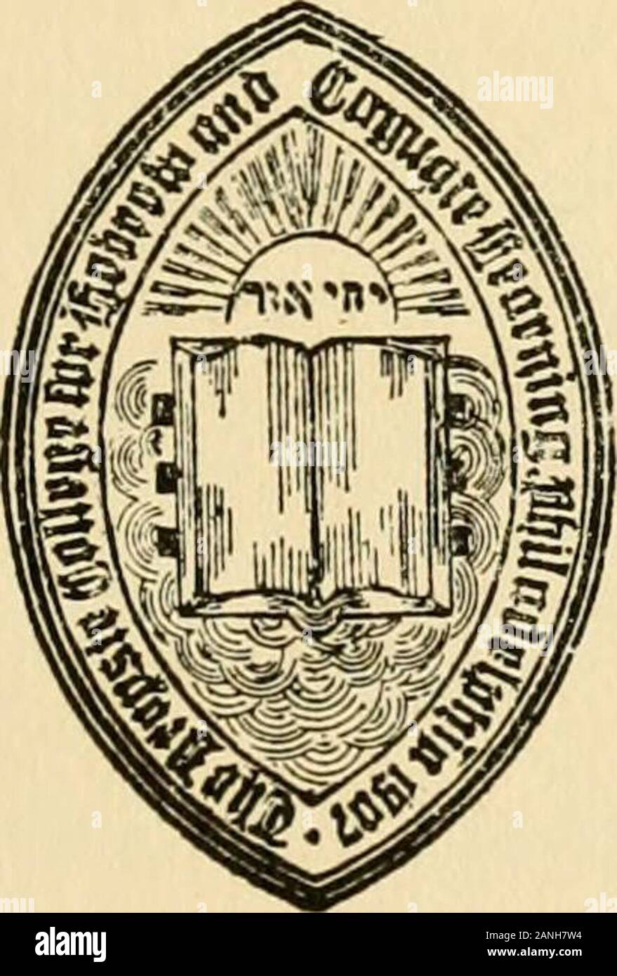 Dropsie College registrati . Biblioteca igggBBBgggggBgggBag na D c raj n Q. PHILADELPHIA 1939 35 LA STAMPA LEHRFELD CO.Philadelphia governatori per LifeCyrus Adler Harry Friedenwald scadenza Maggio, 1940D. Hays Solis-Cohen Isacco Gerstley Lessing J. Rosenwald scadenza Maggio, 1941Simon Miller Morris Wolf Orazio Stern Howard S. prelievo scadenza Maggio, 1942Henry E. Gerstley A. S. W. Rosenbach Arthur Bloch OFFICERSPresident-Cyrus AdlerVice-President-Orazio SternSecretary-Lessing J. RosenwaldTreasurer-D. Hays Solis-Cohen IL DROPSIE COLLEGE COMITATI Finanza: Isacco Gerstley, Presidente. Arthur Bloch,D. Foto Stock