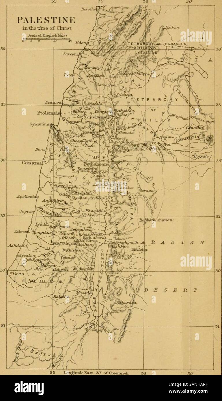 Testamento greco lezioni per collegi, scuole e studenti privati, costituita principalmente da il sermone della montagna e le parabole di nostro Signore : con note e saggi .. . Così^Kvpiov av e/Se. irpocrwirov irpbs irpocrwirov.-Cfr. 1 Giovanni iii. 3 ; Matt. v. 8 (vedi le note alla lezione XXXVIII. 413 nota c). La frase si verifica in gen. XXXII. 30. Cfr crro/xairphs arofxa, 2 Giovanni 12. l7riYV(do-O)JLai.-La preposizione è intensiva, sarò knownin fuU. 13. vvvC.-logica, non temporale-così ora puoi vedere. ToL TpiaravTa.-Cfr. Ar., nocciolo., 424, a x&LT;^os tovtI koL vfcpeXas ras,Kal rr^v yXSoTTav tuvti Wpia. Phil Foto Stock