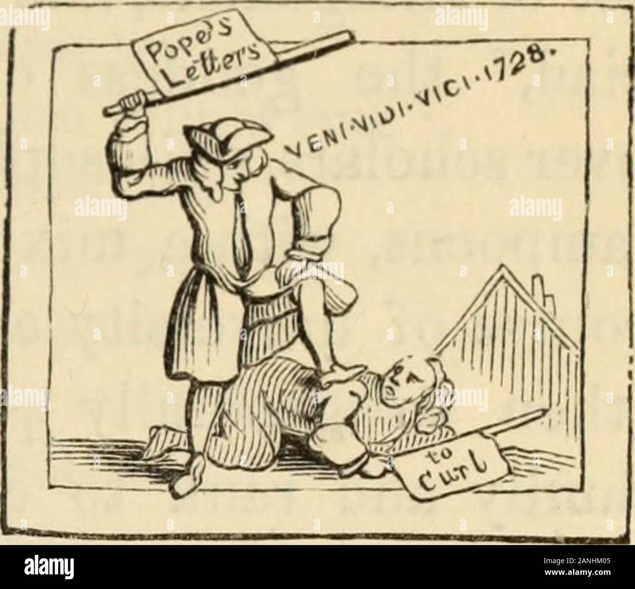 Inghilterra sotto la casa di Hannover : la sua storia e la sua condizione durante i regni dei tre Georges . La goffa DAUBER. Il carattere di una bespatterer di tutti ha incontrato. Un po prima della comparsa di Hogarths caricatura,che aveva nella sua epistola sul gusto, indirizzata a theEarl di Burlington, lodata che gusto noblemans inarchitecture e le altre arti a scapito di quelladella il suo vecchio patrono, il Duca di Chandos, chi hadrecently si costruì una magnifica sede a canonici. Il Satiro è stato tormentato dal numero, ratherthan mediante la forza dei suoi assalitori, molto pochi ofwhom erano per loro tal Foto Stock