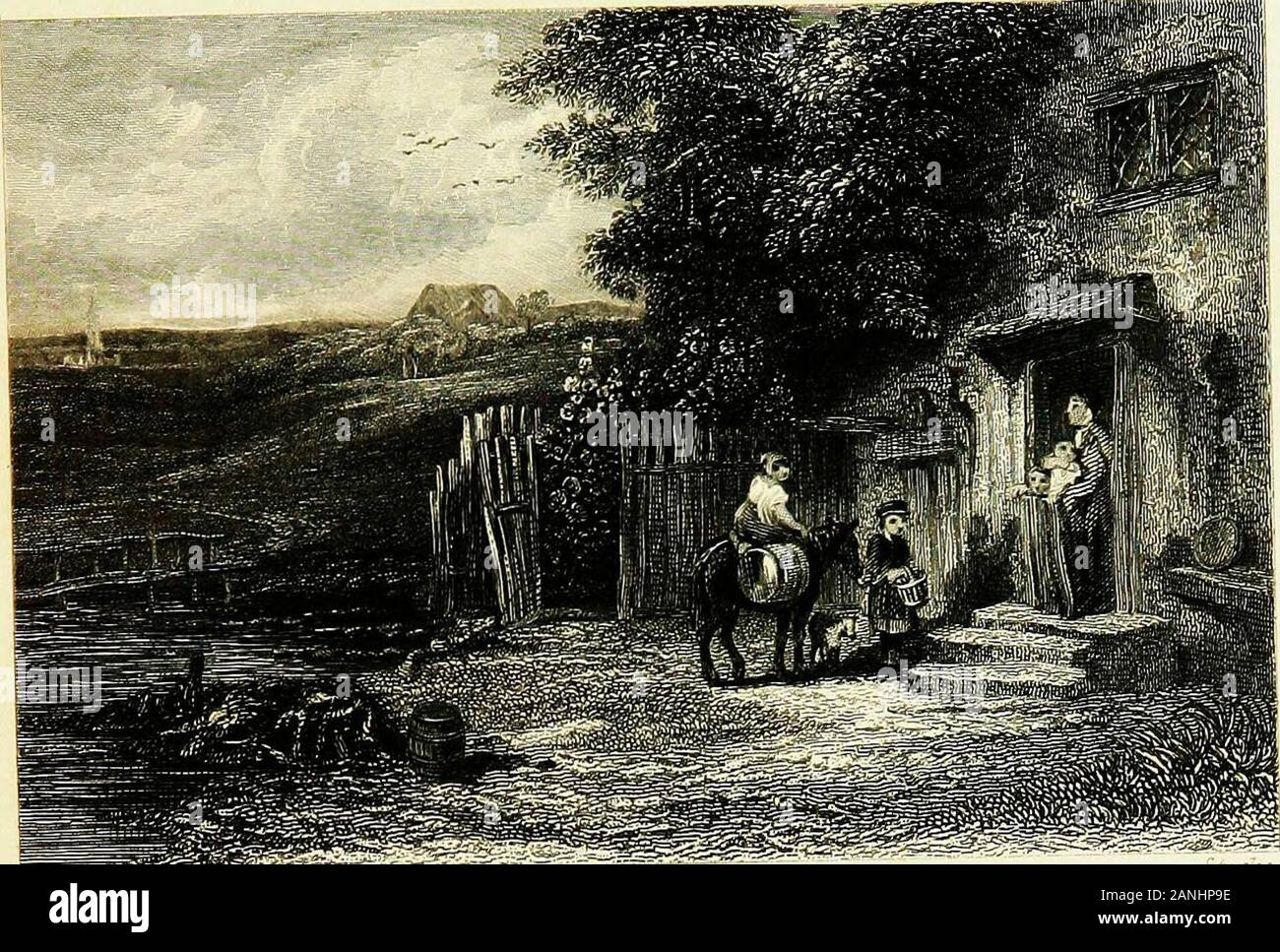 Il libro del moderno gemsThe poeti e artisti di Gran Bretagna . ,-La cameriera di Elvar,-è forse il suo miglior: thescene di questo piccolo rustico epic, come ha correttamente gli stili in esso, è prevista nella sua nativa vale ; andmany della deliziosa foto che contiene, con una vera e propria vena di poesia in tutto, aredrawn della vita rurale. Tuttavia, è scritto in una misura mal calcolato per becomeextensively popolari. La reputazione di poetico cf Allan Cunningham è stato reso,ed è sostenuta dalla sua ballate e brani lirici. Essi sono squisiti nella sensazione-casto ed elegante in stile aggraziato in expression e naturale Foto Stock