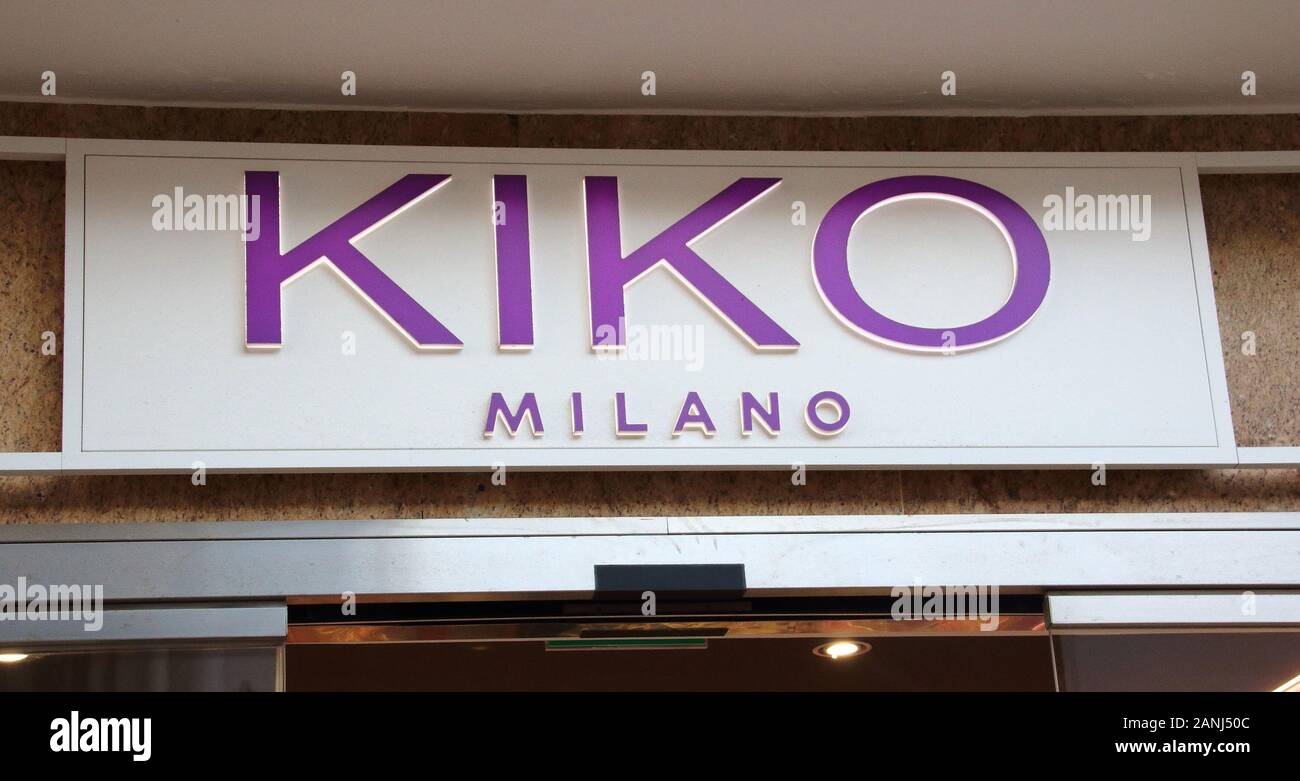 Malaga, Spagna. Xiii gen, 2020. Cosmetici Italiani marca Kiko Milano store visto in Costa del Sol, Malaga. Credito: Keith Mayhew/SOPA Immagini/ZUMA filo/Alamy Live News Foto Stock