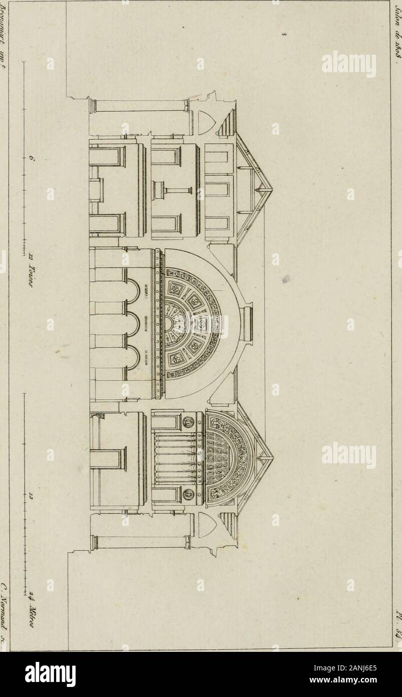 Annales du musée et de l'école moderne des beaux-arts : Recueil de incisioni au trait d'après les principaux ouvrages de peinture, scultura, ou projets d'architettura, qui, chaque année, ont remporté le prix, soit aux écoles spéciales, soit aux concours nationaux : les productions des artistes en tous genres, qui, aux différentes expositions, ont été citées avec éloges : les morceaux les plus estimés ou inediti de la Galerie de peinture : la suite complète de celle des antiques : édifices anciens et modernes, ecc. . . La/su (/? 1S0S J&GT;/ ? JJ Foto Stock