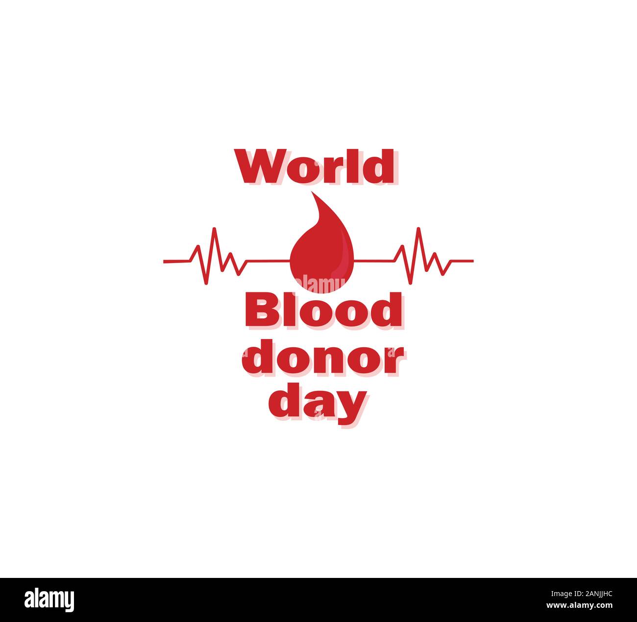 Sfondo vettoriale - World donazione giorno Illustrazione Vettoriale