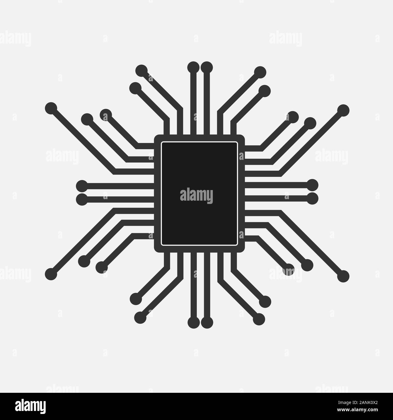 Cpu icona trasparente. Simbolo della cpu dal design Intellegence artificiale di raccolta. Elemento di semplice illustrazione vettoriale. Può essere utilizzato. Cpu icona trasparente. Cpu Illustrazione Vettoriale