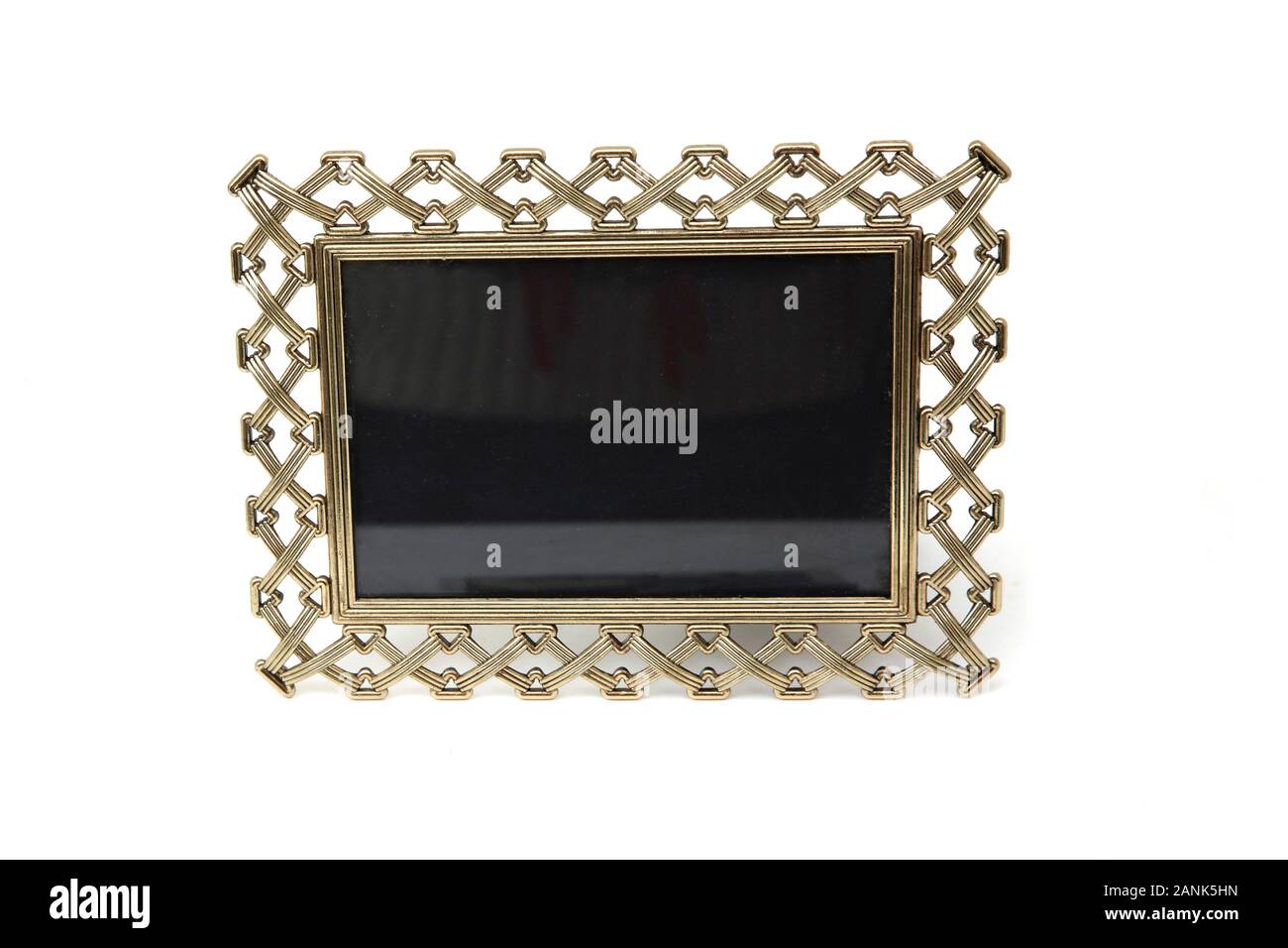 Cornice Fotografica In Ottone Foto Stock