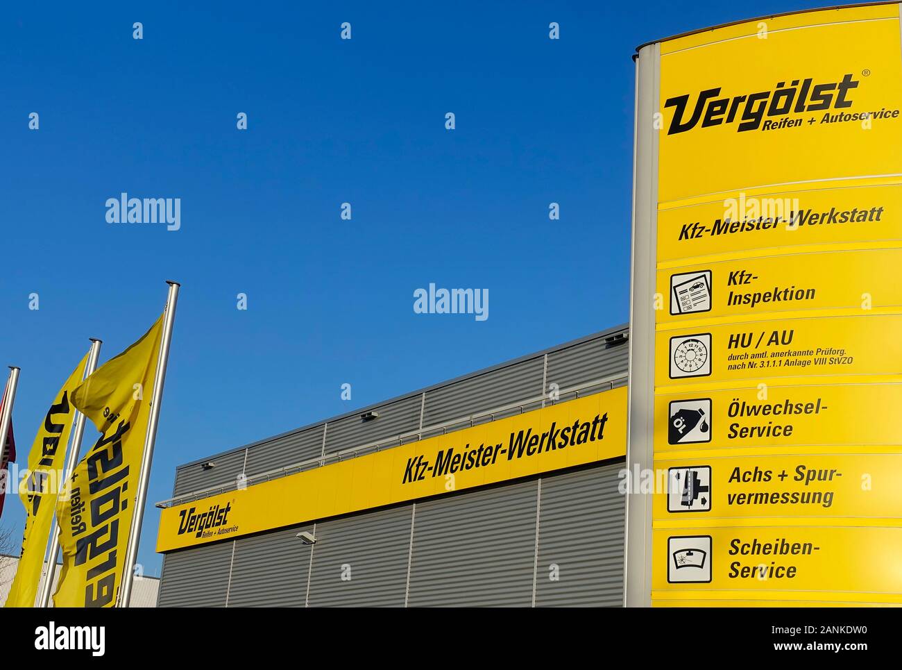 Vergölst A Berlino, Germania Foto Stock