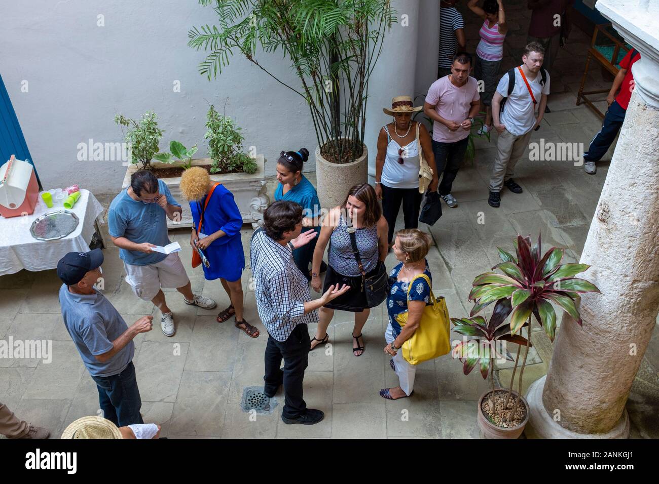 Apertura del museo. L'Avana, Cuba. Foto Stock