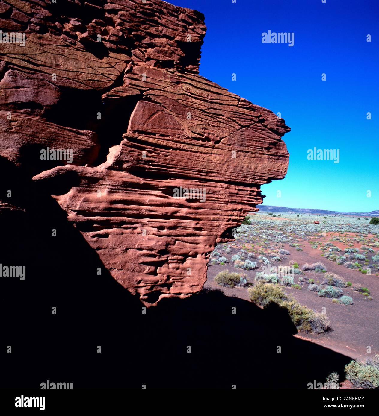 Wupatki vista deserto Arizona USA Foto Stock