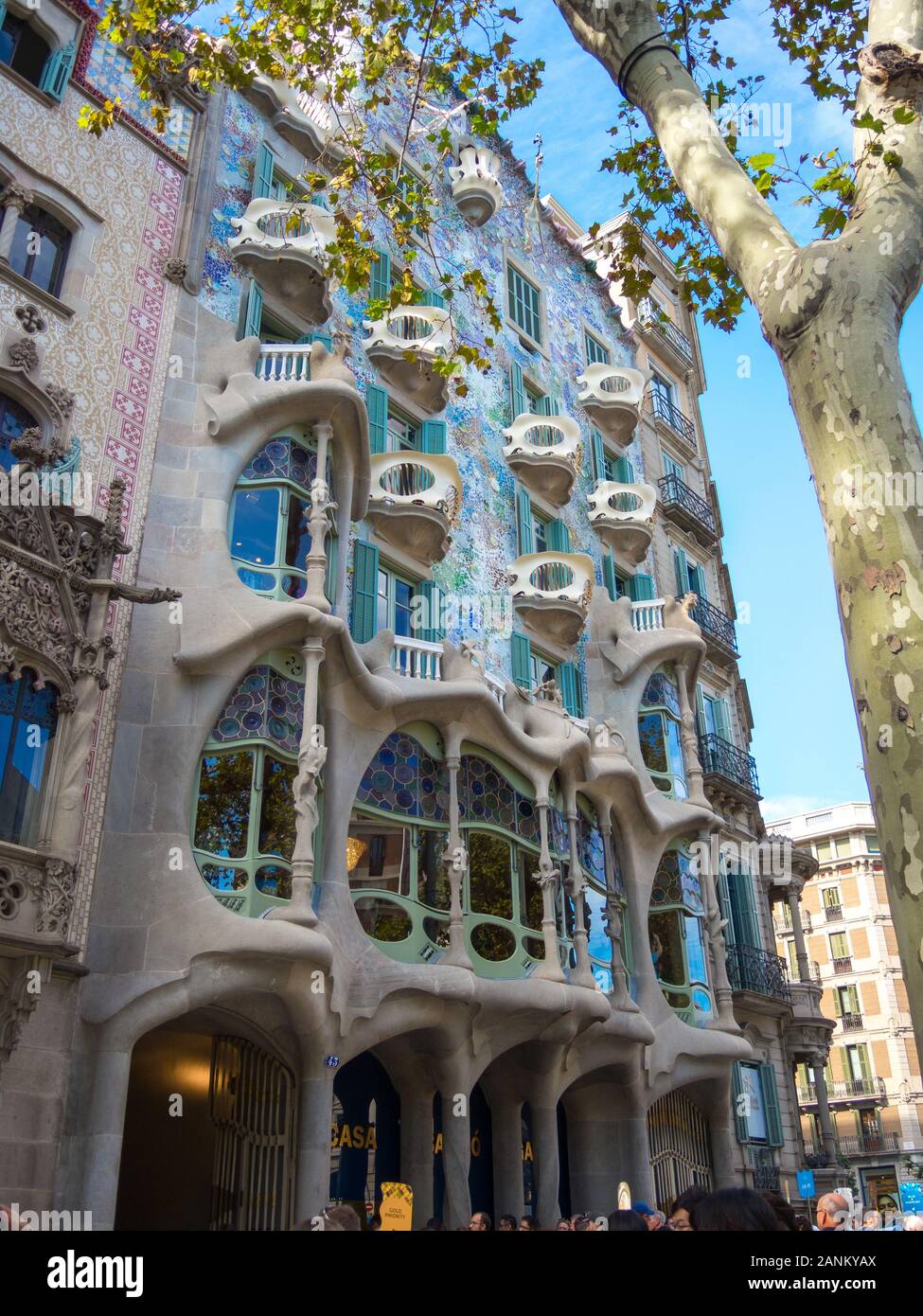 Casa Batlló, Barcellona Foto Stock