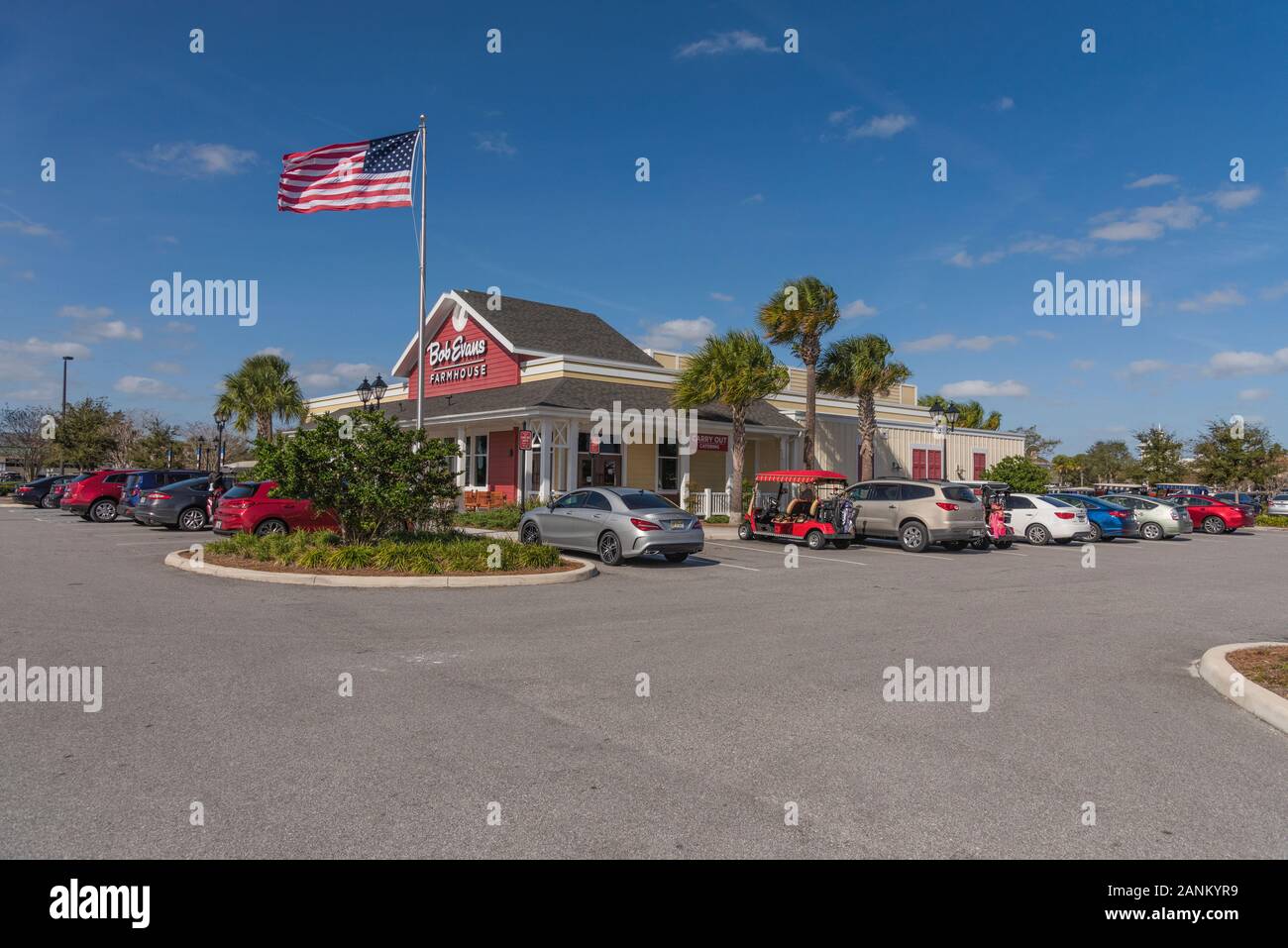 Bob Evans Agriturismo Ristorante i villaggi, Florida USA Foto Stock