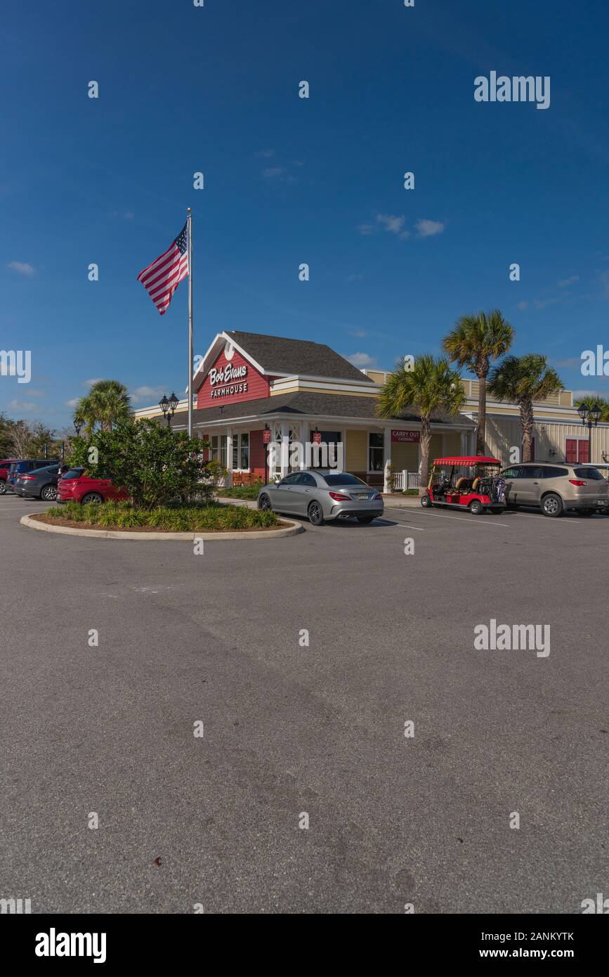 Bob Evans Agriturismo Ristorante i villaggi, Florida USA Foto Stock