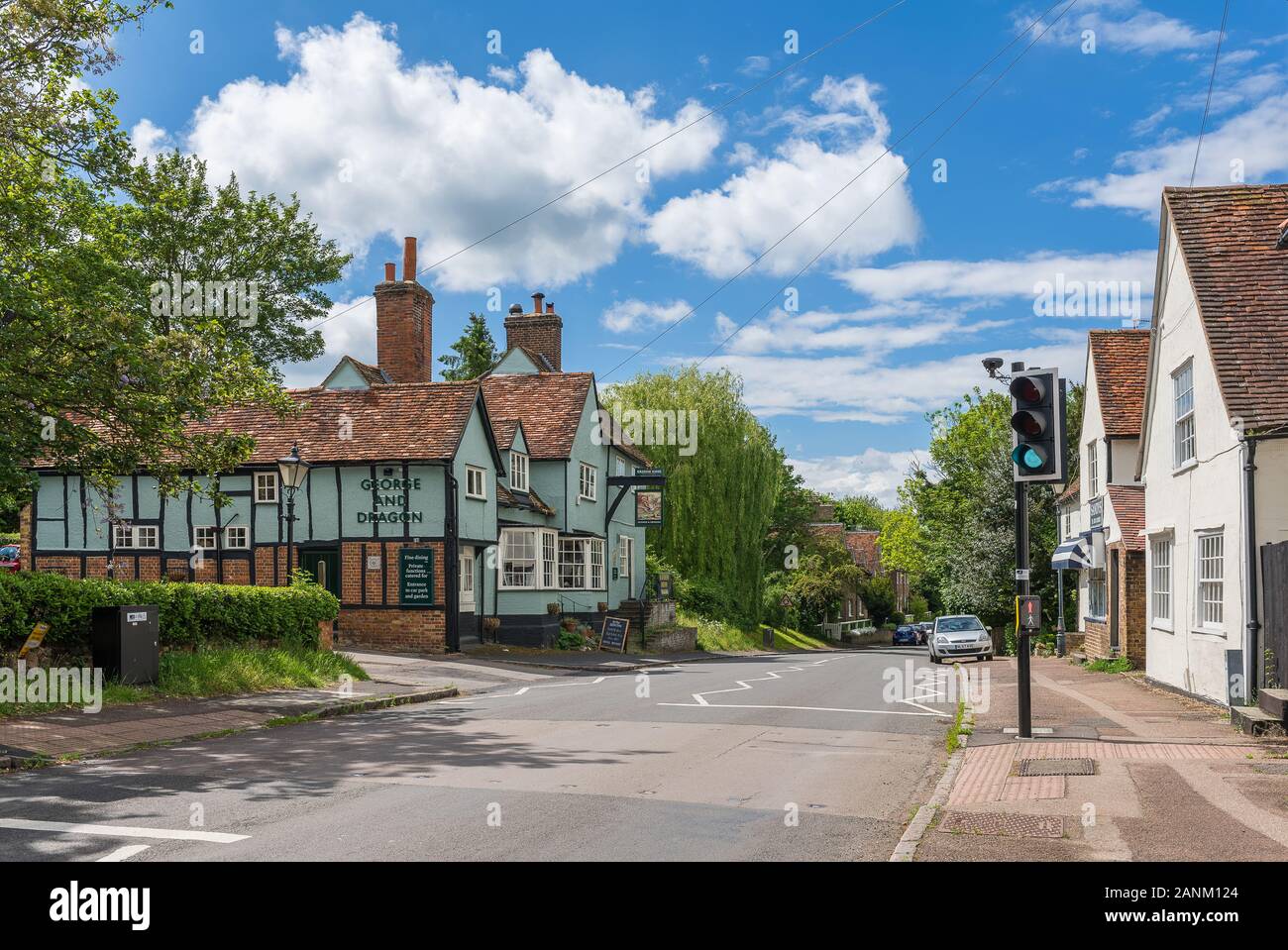 The George and Dragon at Walton-at-Stone Foto Stock