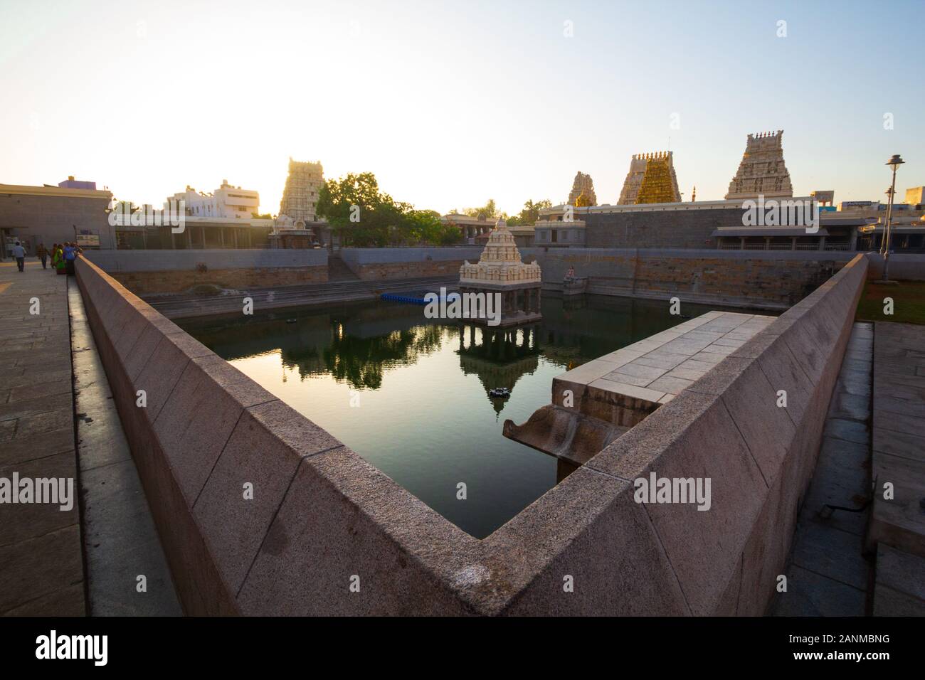 Kamakshi Amman Tempio, Kanchipuram, Tamil Nadu, Foto Stock