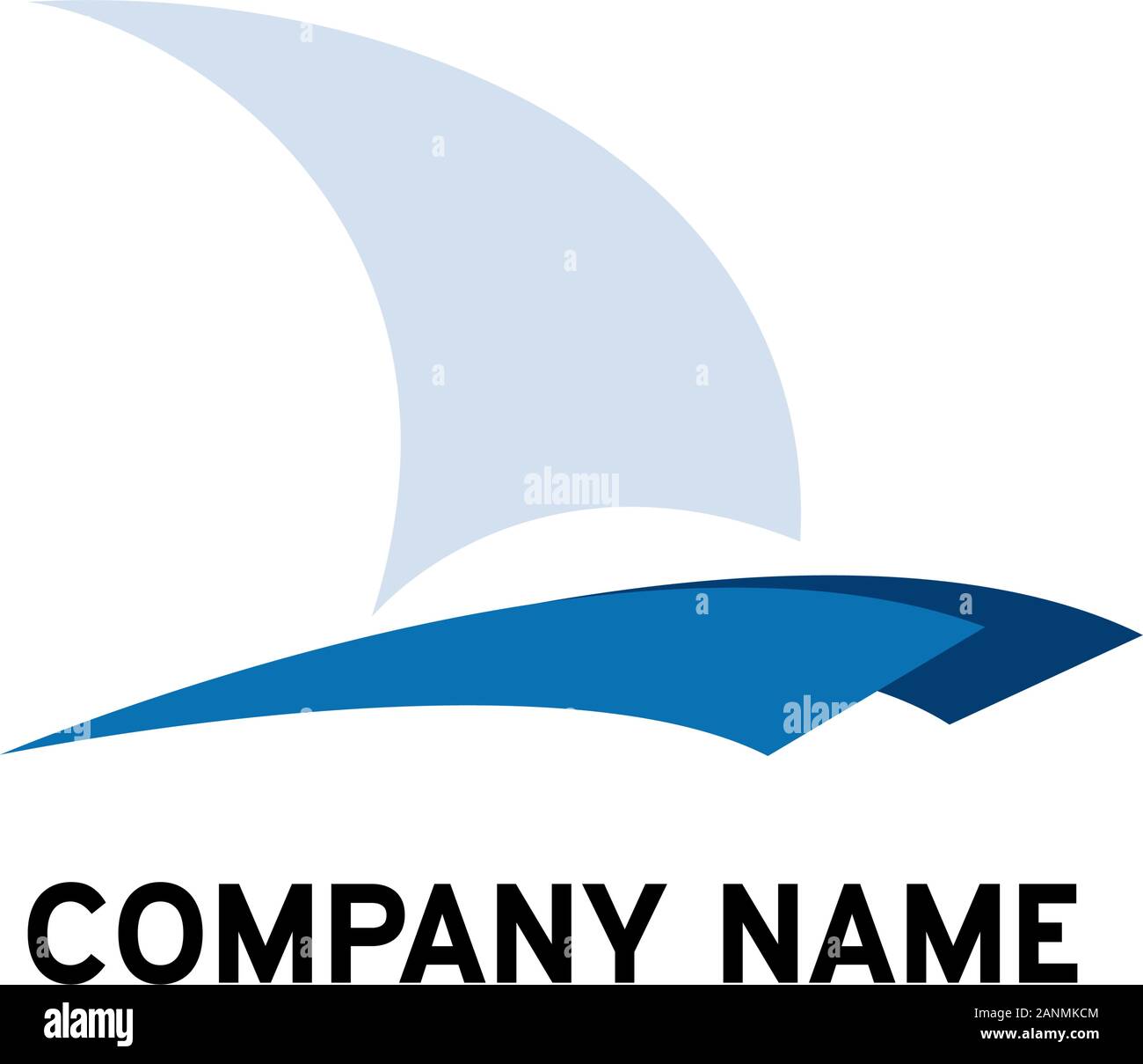 Segno del vettore di catamarano, yacht e barca Illustrazione Vettoriale