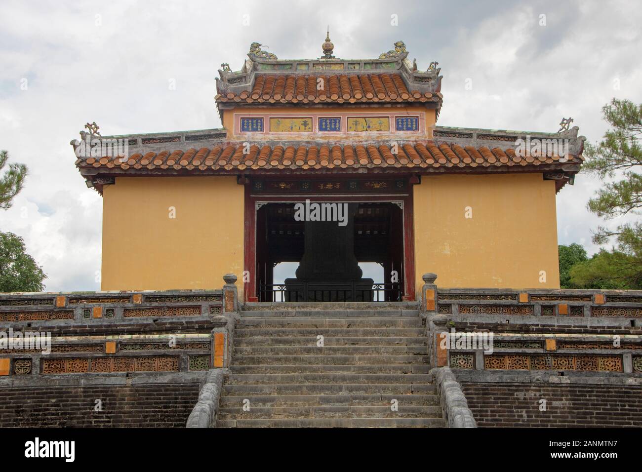 La tomba imperiale di Minh Mang in tinta, Vietnam Foto Stock