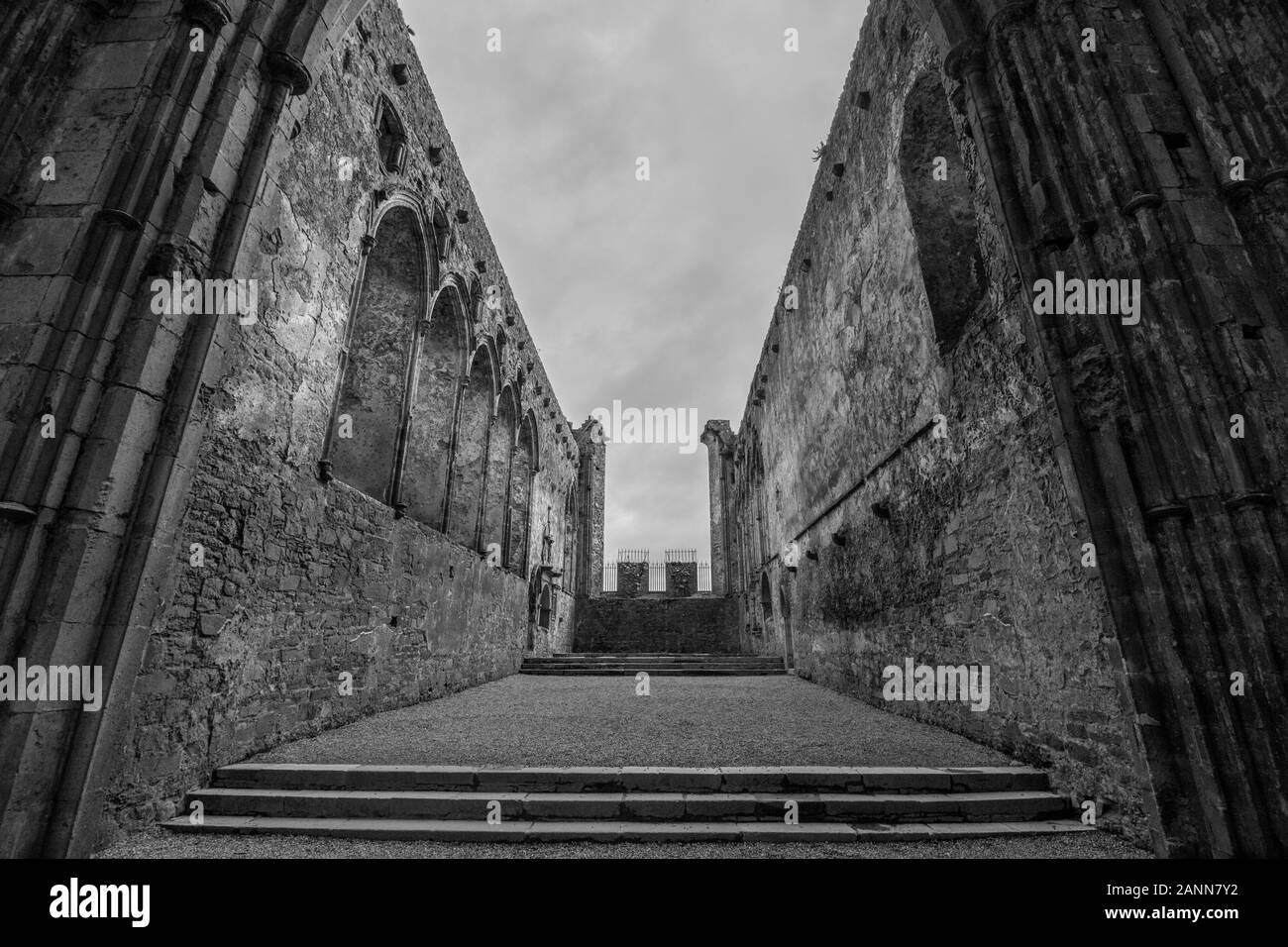 Rocca di Cashel Foto Stock